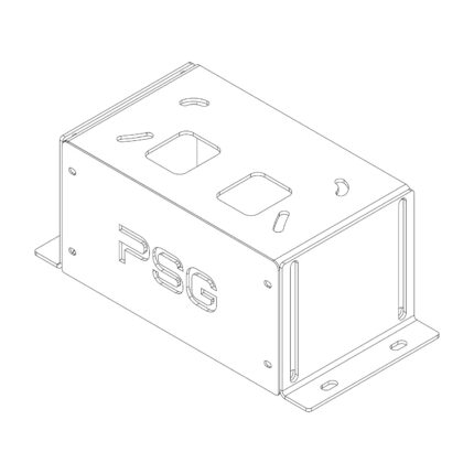 Podstawa montażowa do automatu bramy przesuwnej BFT, SOMFY – z regulacją wysokości 165-240 mm - obrazek 5