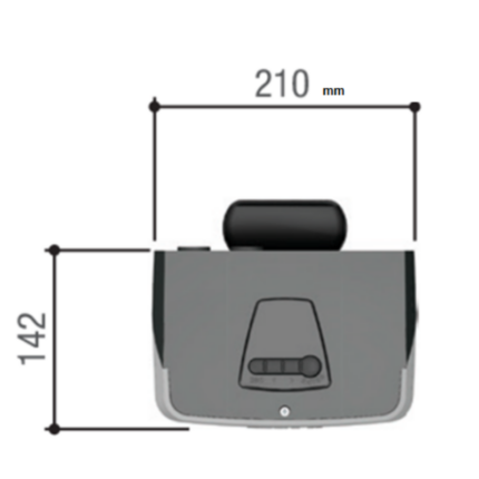 VER 10, napęd do bram garażowych o maksymalnej powierzchni bramy 18 m2 - zestaw - obrazek 3