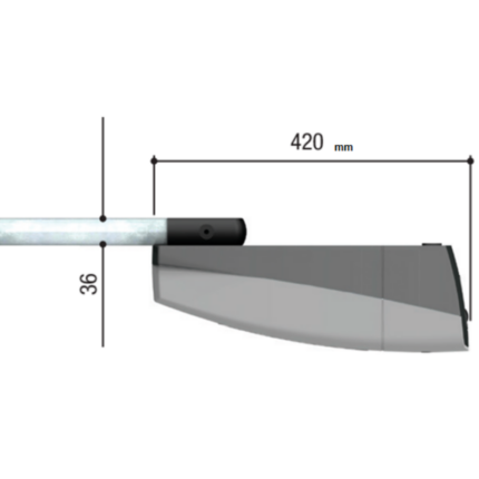 VER 10, napęd do bram garażowych o maksymalnej powierzchni bramy 18 m2 - zestaw - obrazek 4
