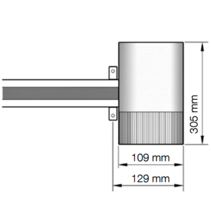 SHEL 60 zestaw NICE do bram garażowych o maksymalnej powierzchni bramy 10 m2 - obrazek 6