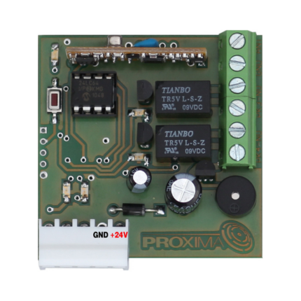Karta radiowa PROXIMA do centrali sterujących FAP, 512 pilotów, 4-kanałowa, 433.92 MHz, kompatybilna z systemem FAAC RC - obrazek 3