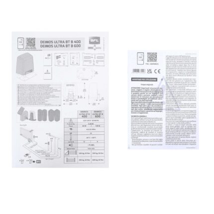 Zestaw DEIMOS ULTRA BT KIT B600 EE – do bram przesuwnych o maksymalnej masie 600 kg - obrazek 9