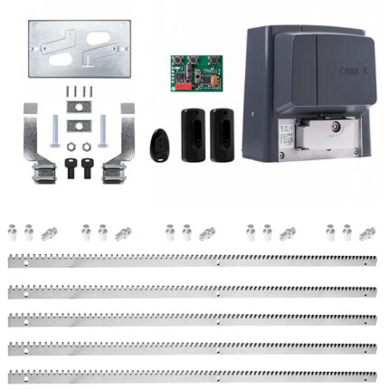 Zestaw promocyjny do bram przesuwnych do 800 kg BX Strong Basic CAME z 5 listwami stalowymi 60.051