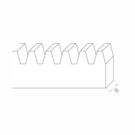 Zestaw promocyjny do bram przesuwnych o maksymalnej wadze 400 kg BXV 400 Safe CAME z 5 listwami stalowymi 60.051 - obrazek 6