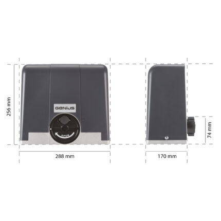 BLIZZARD 500 zestaw startowy do bram przesuwnych o maksymalnej wadze skrzydła 500 kg - obrazek 7