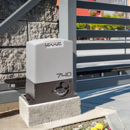 DELTA 2 - 740 zestaw FAAC do bram przesuwnych o maksymalnej wadze 500 kg, pilot XT4 FDS 433-868 Mhz - obrazek 3