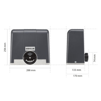 BLIZZARD 400 zestaw do bram przesuwnych o maksymalnej wadze skrzydła do 400 kg - obrazek 3