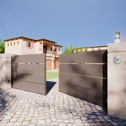 Zestaw OP 24 UNI DL 042 - do bram skrzydłowych o maks. długości skrzydła 2,5 m i wadze 250 kg (w zestawie z pilotami Dream4) - obrazek 3