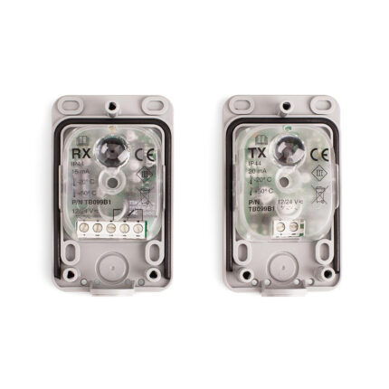 Fotokomórki EPM NICE - o kącie widzenia 10 stopni i zasięgu do 30 m (nadajnik + odbiornik) - obrazek 4