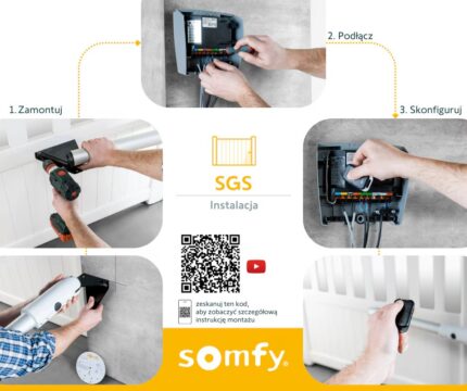 Napęd do bramy skrzydłowej - Somfy SGS 201 - obrazek 5