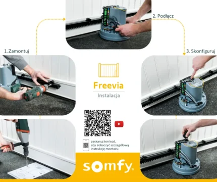 Napęd do bramy przesuwnej - Somfy Freevia 400 - obrazek 4
