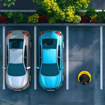 Automatyczna blokada parkingowa - w zestawie z 2 pilotami - obrazek 8