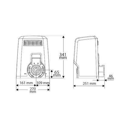 Zestaw BFT ARES ULTRA BT KIT B1000 - do bram przesuwnych o maksymalnej wadze 1000 kg - obrazek 6
