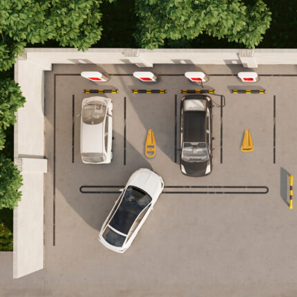 Automatyczna blokada parkingowa Came – mała, w zestawie z akcesoriami - obrazek 13