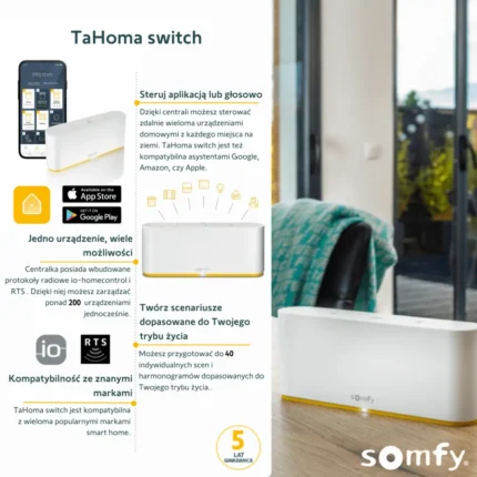 Centrala Somfy Smart Home TaHoma Switch - obrazek 3
