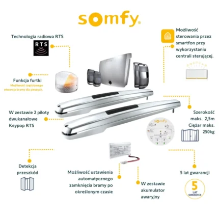 Napęd Somfy EXAVIA STAR CONNECT ONLINE - obrazek 11